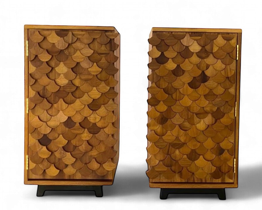 Fishscale cabinet