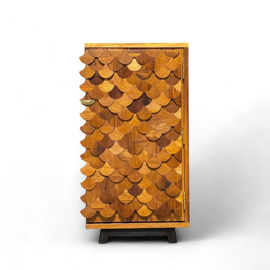 Fishscale cabinet