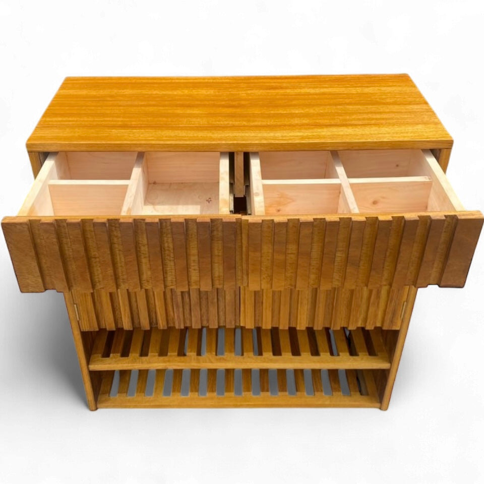 The Mistari Shoe Rack and Cabinet