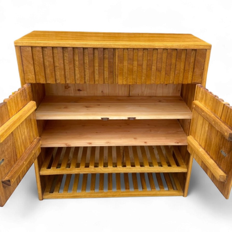 The Mistari Shoe Rack and Cabinet
