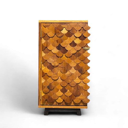 Fishscale cabinet